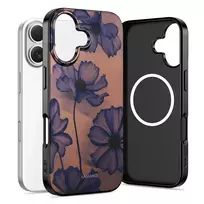 Dėklas Tech-Protect Lamano MagSafe case for iPhone 17 - ruda-violetinė