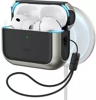 Dėklas ESR Orbit HaloLock MagSafe Case for AirPods Pro 3 - Gray & Juodas