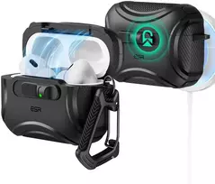 ESR Cyber FlickLock MagSafe dėklas, skirtas AirPods Pro 3 - Juodas