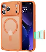 ESR Classic Hybrid MagSafe dėklas, skirtas iPhone 17 Pro Max – skaidrus oranžinis