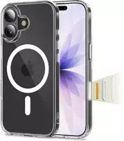 „Tech-Protect Flexair Hybrid CC MagSafe“ dėklas, skirtas „iPhone 17“ – skaidrus