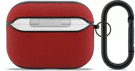 Lacoste Petit Pique Croc Logo Patch dėklas skirtas AirPods Pro 3 raudonos spalvos