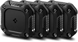 Dėklas Spigen Tough Armor IP 4 vnt. pakuotė, juodas - AirTag
