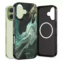 Tech-Protect Lamano MagSafe dėklas telefonui Apple iPhone 17 Verde Aura
