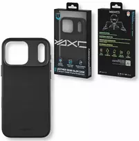 Yaxo Telefono odinis dėklas „Gear Slim“, „MagSafe iPhone 17 Pro Max“, juodos spalvos