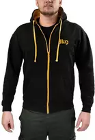 Julius-K9 pilno užtrauktuko Hoodie juoda ir auksinė – Patogus trenerio švarkelis, didelis dydis