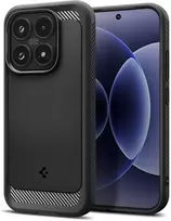 Spigen RUGGED Armor dėklas telefonui Xiaomi 17 matinės juodos spalvos