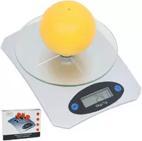 Elektroninės virtuvinės svarstyklės su grūdinto stiklo platforma 5kg/1 g