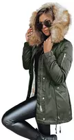 Chaki moteriška striukė Garnit