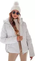 Moteriška žieminė baltos spalvos striukė Silma