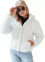 Moteriška baltos spalvos striukė Snowlike