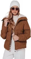 Moteriška žieminė ruda striukė Trendy