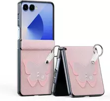 DUX DUCIS LUVY dėklas, skirtas SAMSUNG Z FLIP 7, rožinis