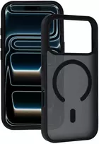 Tel Protect Aura Matte Magsafe dėklas skirtas Apple iPhone 17 Pro juodos spalvos