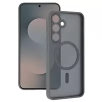 Tel Protect Aura Matte Magsafe dėklas skirtas Samsung Galaxy S25 FE pilkos spalvos
