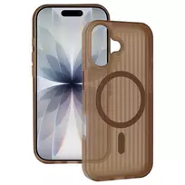 Tel Protect Twist Magsafe dėklas skirtas Apple iPhone 17 coffee rudos spalvos