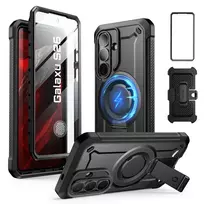 SupCase Unicorn Beetle Pro MAG MagSafe 2-set Samsung Galaxy S26+ Plus dėklas juodos spalvos