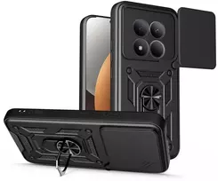 Dėklas Tech-Protect CamShield Pro Xiaomi Redmi Note 15 Pro 5G matinės juodos spalvos