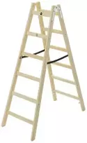 Hailo dvipusės kopėčios H40 StandardLine / medinės / 2x6 pakopų