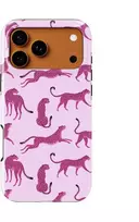 Voltuna Dėklas „Rožinė Jungle Cats“ su MagSafe Apple iPhone 13-17 modeliams