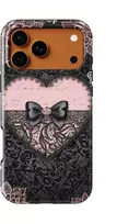 Voltuna Dėklas „Gothic Lace Heart“ su MagSafe Apple iPhone 13-17 modeliams