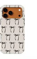 Voltuna Dėklas „Monochrome Bow Repeat“ su MagSafe Apple iPhone 13-17 modeliams