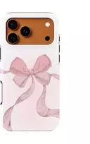 Voltuna Dėklas „Blush Velvet Bow“ su MagSafe Apple iPhone 13-17 modeliams
