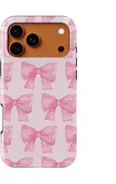 Voltuna Dėklas „Rožinė Candy Bows“ su MagSafe Apple iPhone 13-17 modeliams