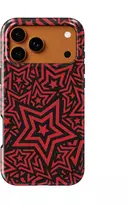 Voltuna Dėklas „Crimson Starburst“ su MagSafe Apple iPhone 13-17 modeliams
