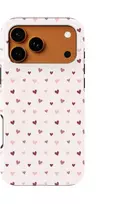 Voltuna Dėklas „Mini Heart Confetti“ su MagSafe Apple iPhone 13-17 modeliams