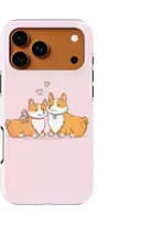Voltuna Dėklas „Corgi Couple Cuties“ su MagSafe Apple iPhone 13-17 modeliams