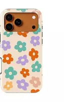 Voltuna Dėklas „Retro Flower Power“ su MagSafe Apple iPhone 13-17 modeliams