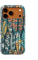 Voltuna Dėklas „Midnight Foliage Stripes“ su MagSafe Apple iPhone 13-17 modeliams