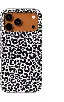 Voltuna Dėklas „Midnight Leopard Whiteout“ su MagSafe Apple iPhone 13-17 modeliams