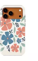 Voltuna Dėklas „Coral & Mėlyna Blooms“ su MagSafe Apple iPhone 13-17 modeliams