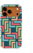 Voltuna Dėklas „Color Brick Puzzle“ su MagSafe Apple iPhone 13-17 modeliams