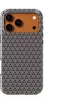 Voltuna Dėklas „Mocha Geometric Web“ su MagSafe Apple iPhone 13-17 modeliams