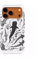 Voltuna Dėklas „Ocean Predators Etching“ su MagSafe Apple iPhone 13-17 modeliams
