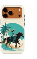 Voltuna Dėklas „Desert Cowboy Ride“ su MagSafe Apple iPhone 13-17 modeliams
