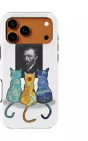 Voltuna Dėklas „Van Gogh’s Cat Companions“ su MagSafe Apple iPhone 13-17 modeliams