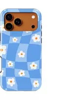 Voltuna Dėklas „Floral Sky Check“ su MagSafe Apple iPhone 13-17 modeliams