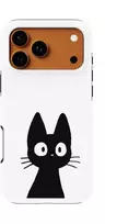 Voltuna Dėklas „Minimalist Juodas Cat Pop“ su MagSafe Apple iPhone 13-17 modeliams