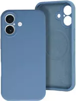 Blue MagColor Pure dėklas skirtas Apple iPhone 17 mist mėlynas
