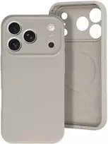 MagColor Pure dėklas skirtas Apple iPhone 17 Pro sidabrinis