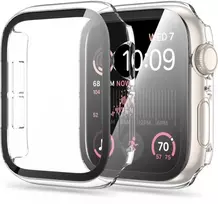 Tech Protect „Defense360“ apsauginis dėklas, skirtas „Apple Watch 4 / 5 / 6 / SE 40mm“ – skaidrus