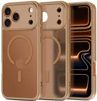 Tech-Protect BasicMag MagSafe dėklas telefonui Apple iPhone 17 Pro matinės rudos spalvos