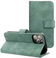 Dėklas su klapką na Xiaomi Redmi NOTE 15 PRO PLUS 5G Tender Book žalia