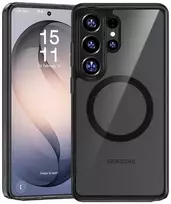 Benks Magnetic Crystal TPU Frame dėklas (0050) skirtas Samsung Galaxy S26 Ultra juodos spalvos