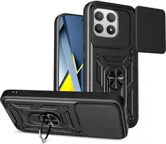 Tech-Protect CamShield Pro dėklas telefonui Xiaomi Poco F8 Pro juodos spalvos