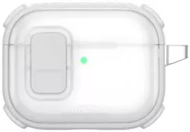 „AmazingThing Titan Pro Mag“ skaidrus dėklas, skirtas „AirPods Pro 3“ - Baltas